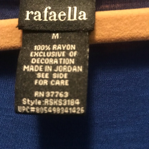 Blue Rafaella top - Picture 3 of 3